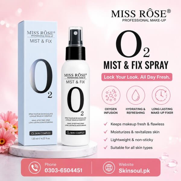 Miss Rose O2 Mist & Fix Spray Price In Pakistan
