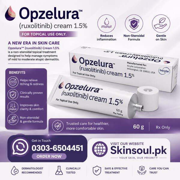 Opzelura Ruxolitinib Cream For Vitiligo In Pakistan