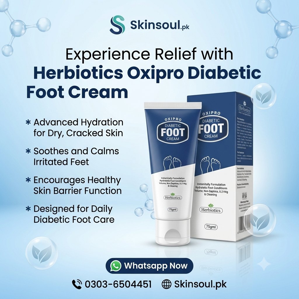 Herbiotics Oxipro Diabetic Foot Cream Price in Pakistan