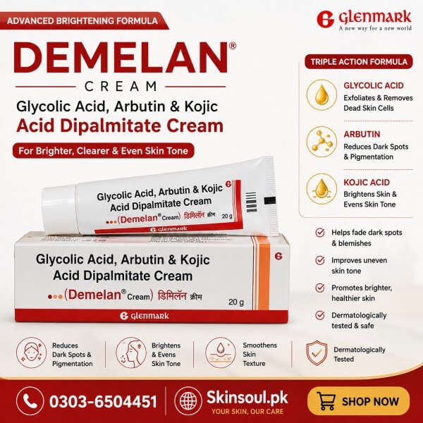 Glenmark Demelan Cream 20g In Pakistan