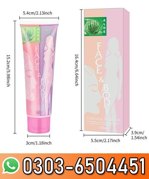 Face & Body Scrub Gel 100ml Skin Brightening