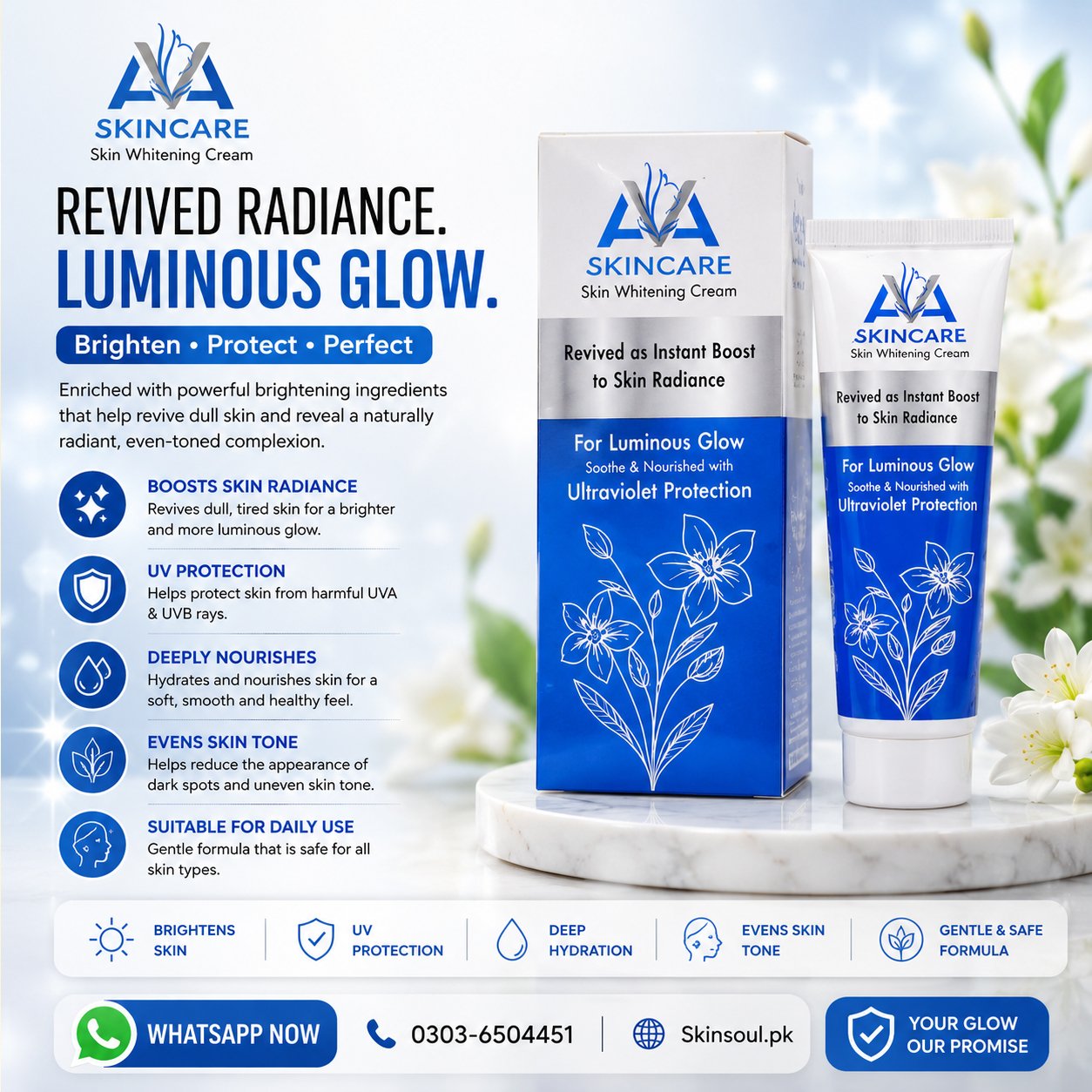 AVA Skincare Skin Whitening Cream Price in Pakistan