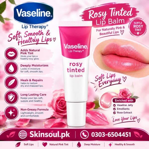 Vaseline Lip Therapy Rosy Lips In Pakistan