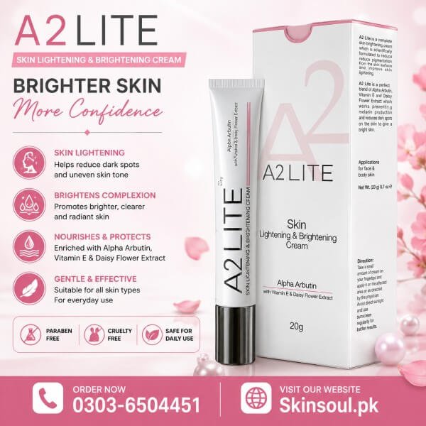 A2 Lite Skin Lightening & Brightening Cream In Pakistan