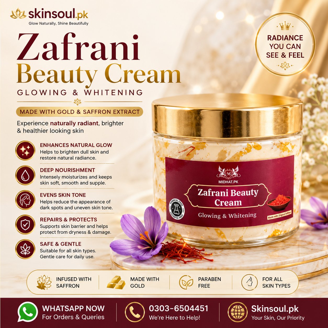 Zafrani Beauty Cream Price In Pakistan