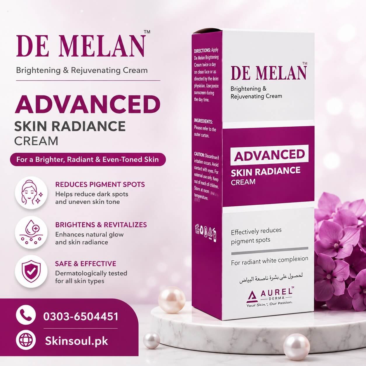 De Melan Brightening Cream Price In Pakistan