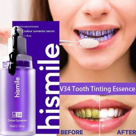 V34 Tooth Tinting Essence Blue Gel 30ml In Pakistan