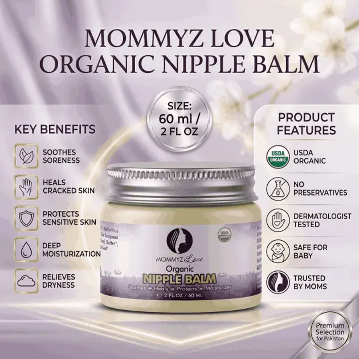 Mommyz Love Organic Nipple Balm Price in Pakistan