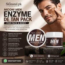 Niconi Men Enzyme De-Tan Pack for Face & Body 300g Price in Pakistan