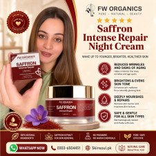FW Organics Saffron Intense Repair Night Cream in Pakistan